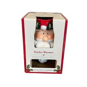 Tuscany Candle Outlet Warmer Christmas Santa Claus Night Light Plug In